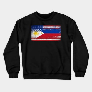 Filipino American Heritage Flag Crewneck Sweatshirt